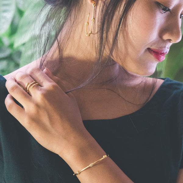Knots Of Freedom Bracelet - Steel