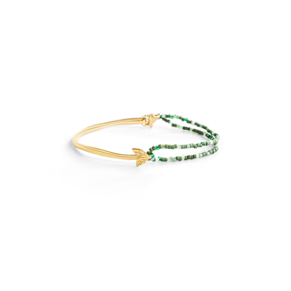 Grounded Hope Half-Cuff Bracelet