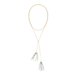 Grounded Hope Tassel Wrap Necklace