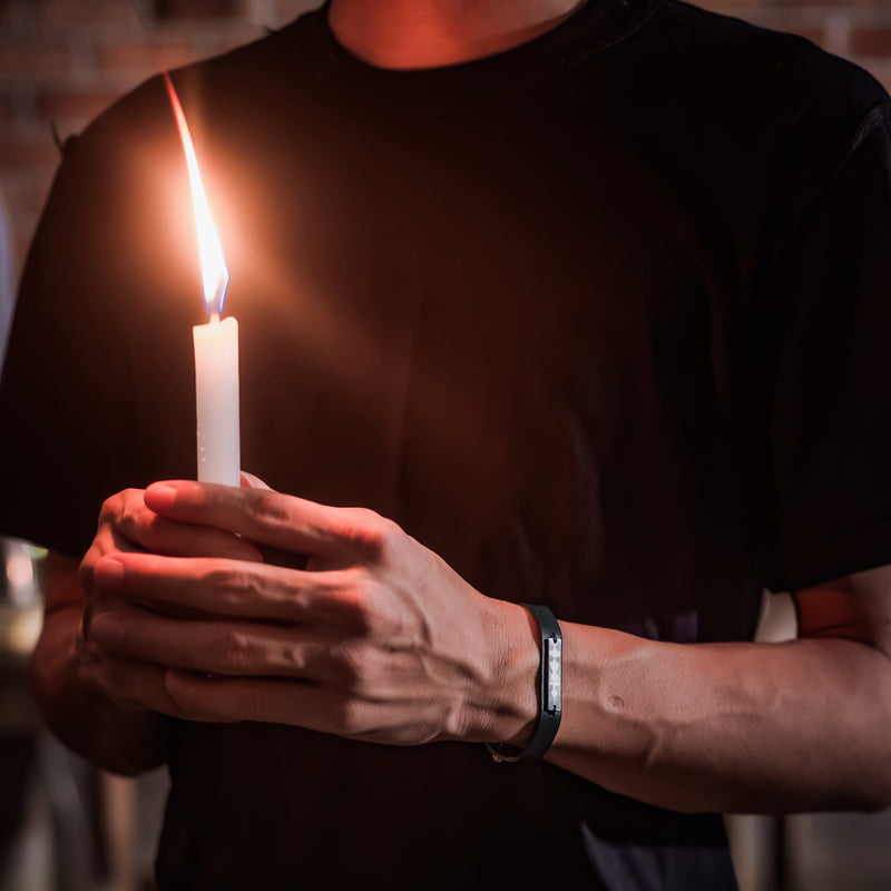 Light Triumphs Over Darkness Bracelet - Men's