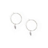 Song of Celebration Hoop Earring - Silver