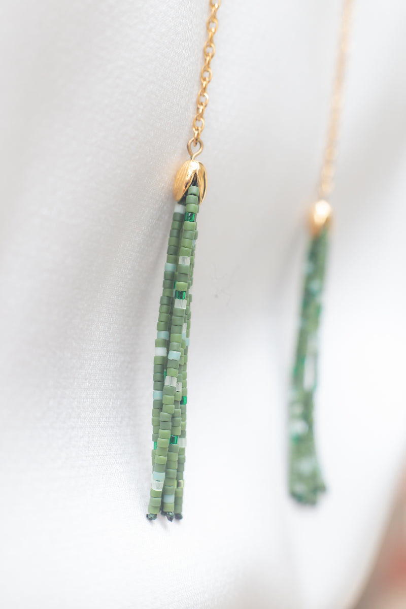 Grounded Hope Tassel Wrap Necklace