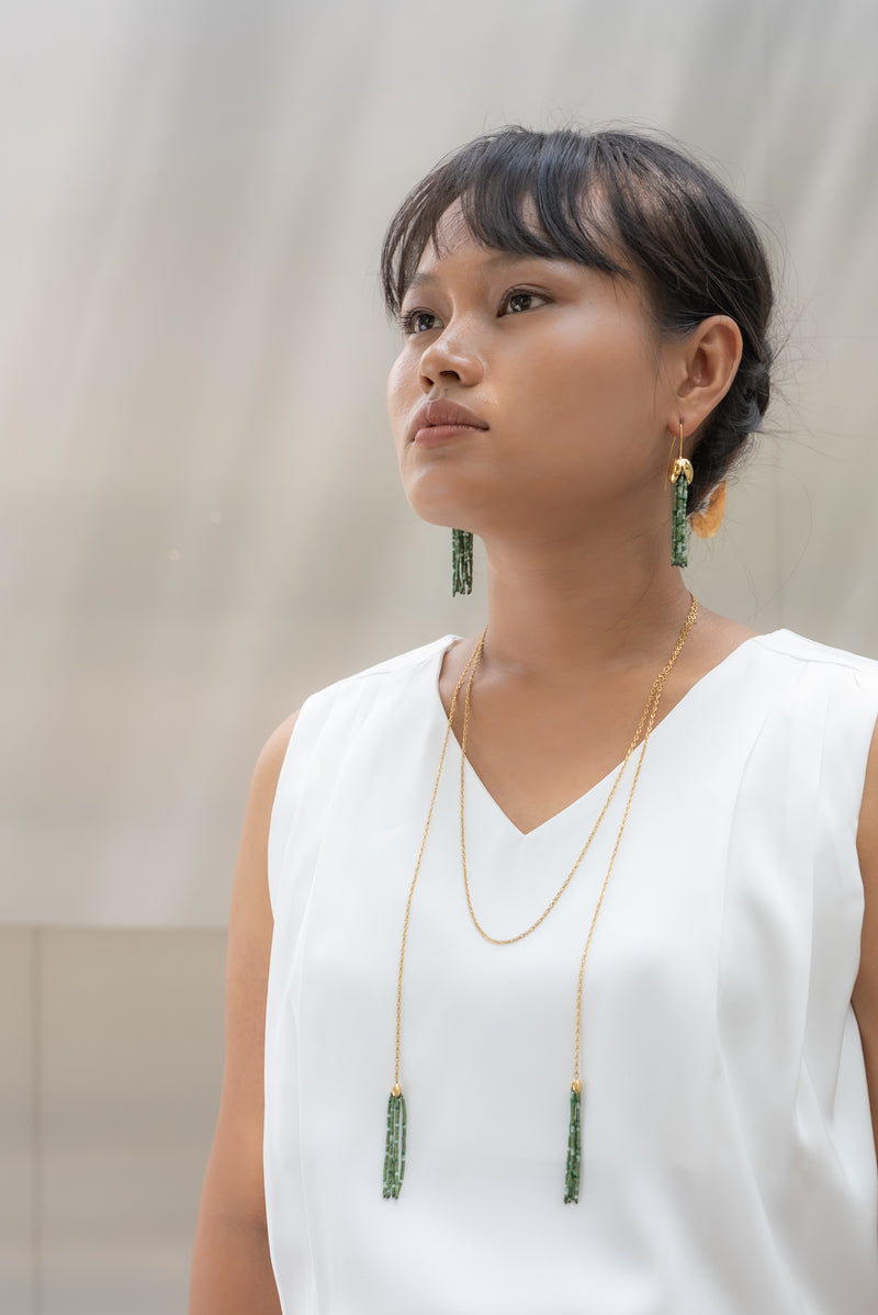 Grounded Hope Tassel Earring