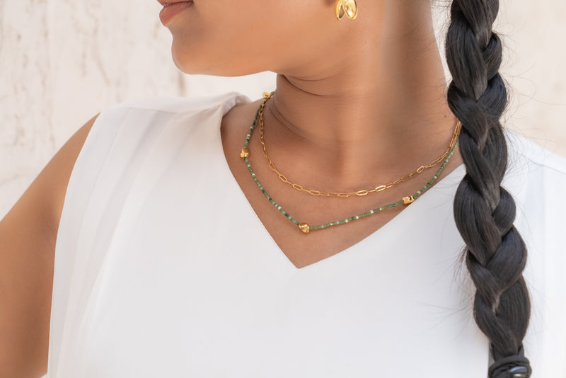 Garden of Eden Necklace Set - Gold