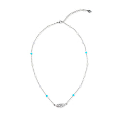 Song of Celebration Feather Beaded Necklace