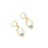 Walk on Water Enamel Drop Earrings