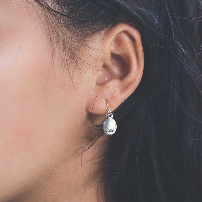 Love and Justice Drop Earrings